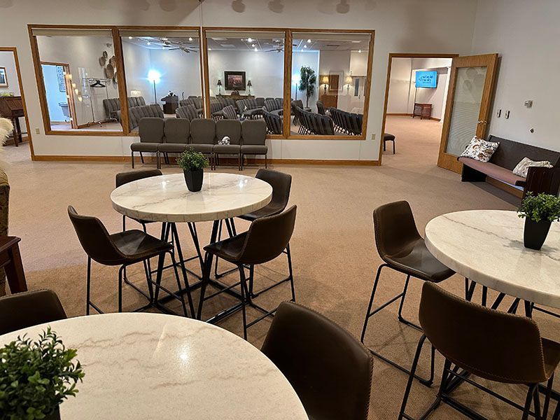 Schmidt Family Funeral Home Table Seating