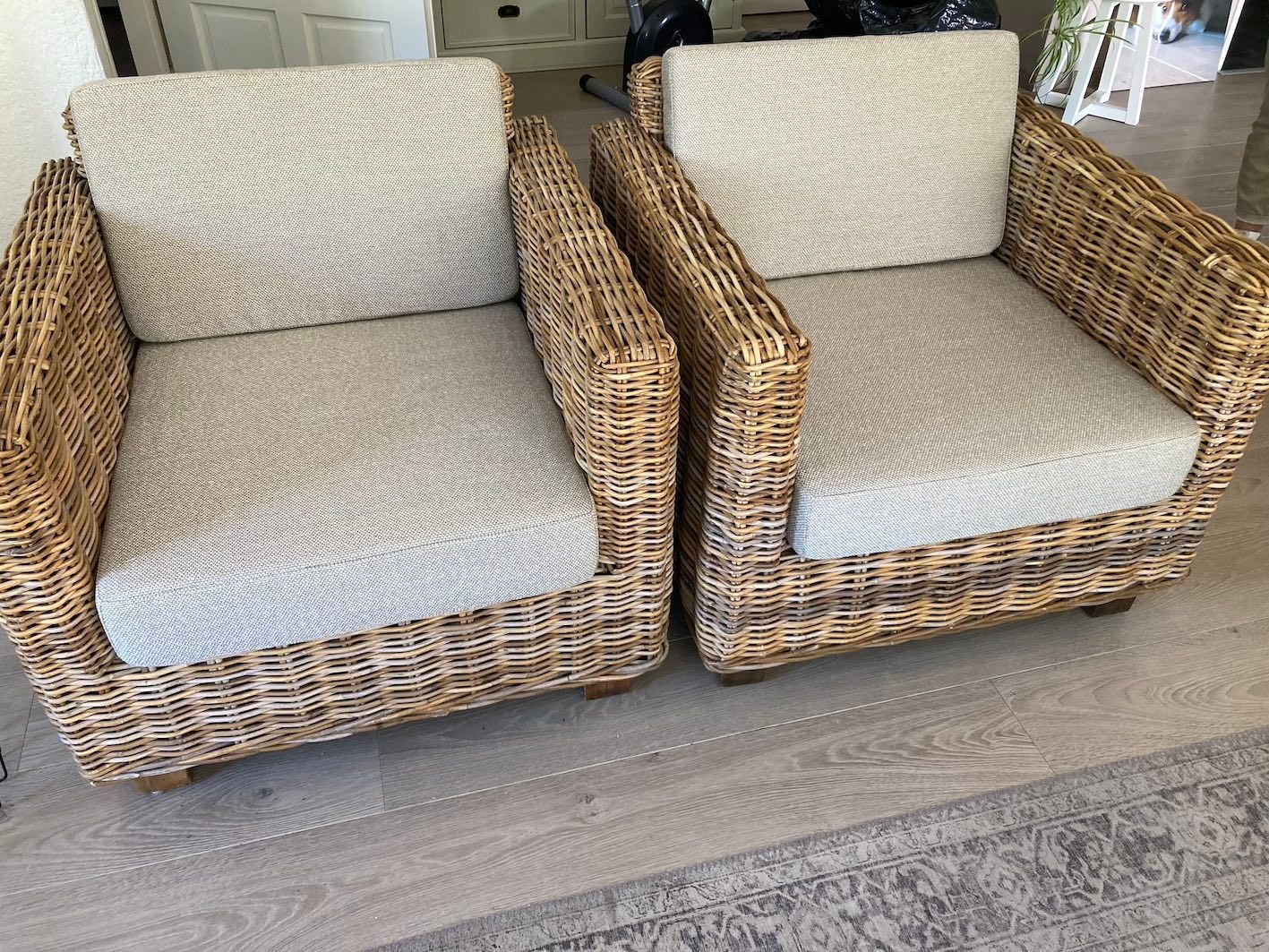Fauteuil stoffering