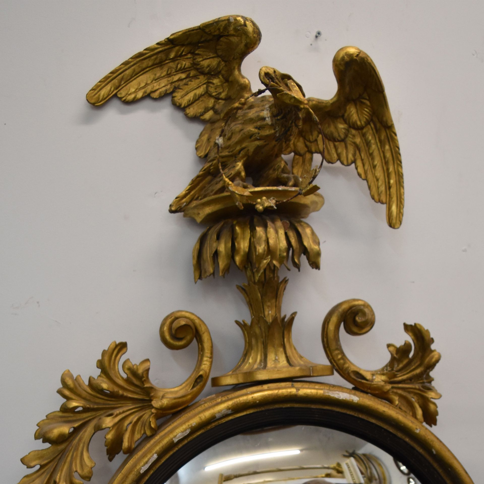 Antique Mirror frame restoration, repair and gilding