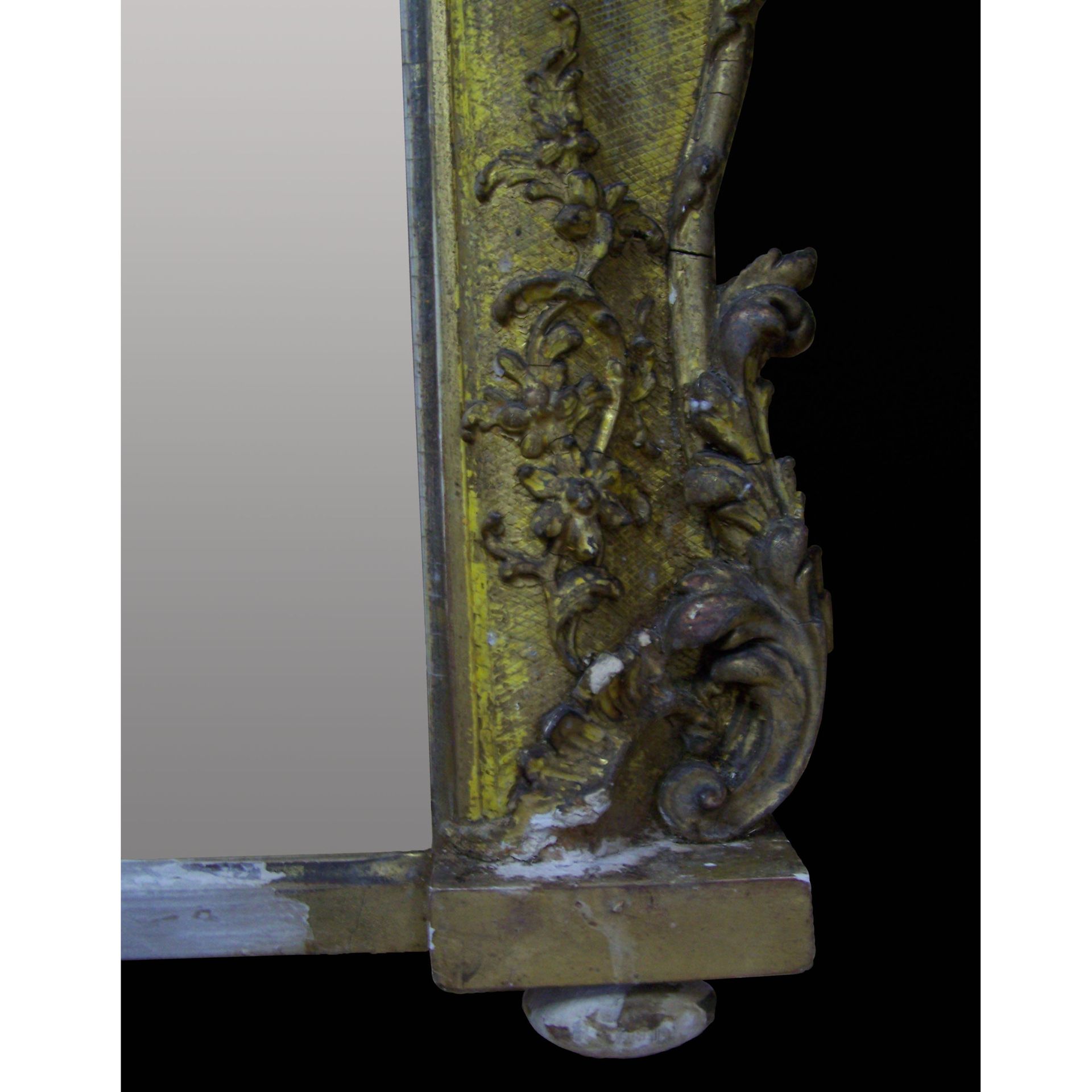 Antique Mirror frame restoration, repair and gilding