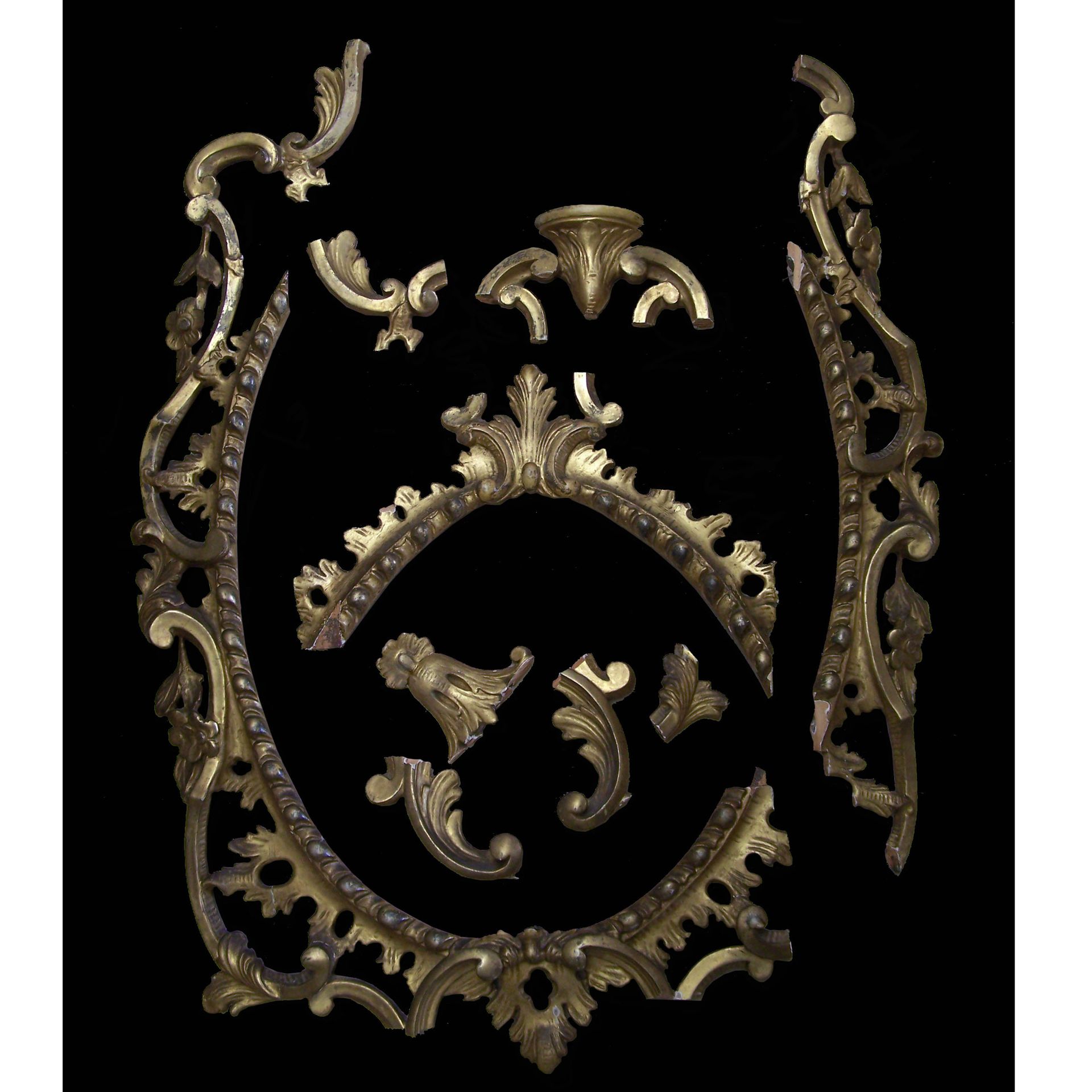 Antique Mirror frame restoration, repair and gilding