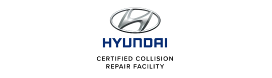 Hyundai Recognized Collision Repair Center logo.