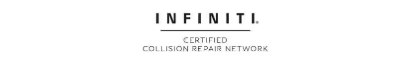 Infiniti Certified Collision Repair Network logo. 