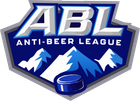 ABL Anti-Beer League logo with blue mountains and a beer mug icon