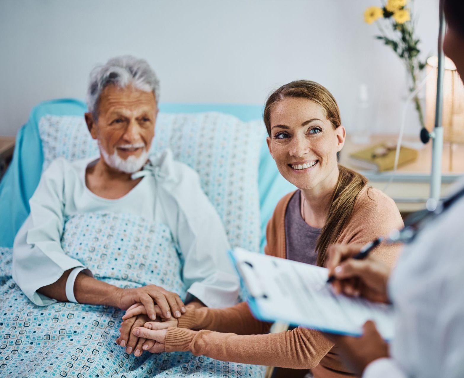 elder at doctor