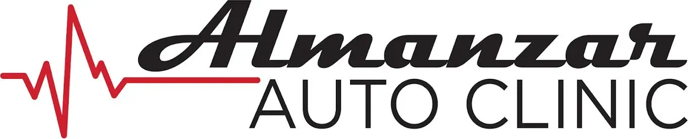 Red logo for "Demo Auto Repair" with wings, stars, and a circular design.