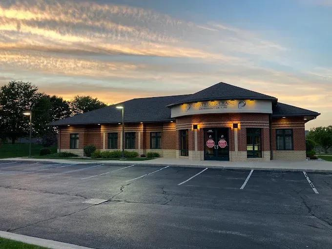 Exterior of Puntillo & Crane Orthodontics on Caroline Avenue in Schererville, Indiana