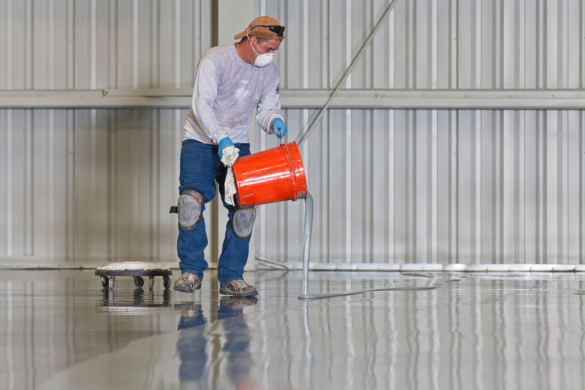 Floor Painting — Woodstock, GA – Creative Spaces, LLC