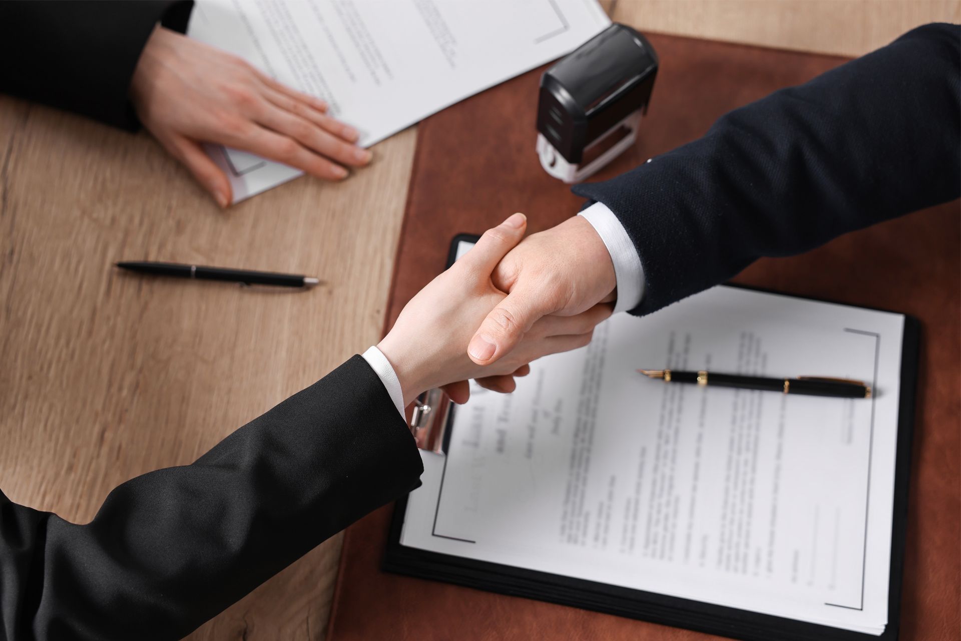 Accountant Shaking Hands