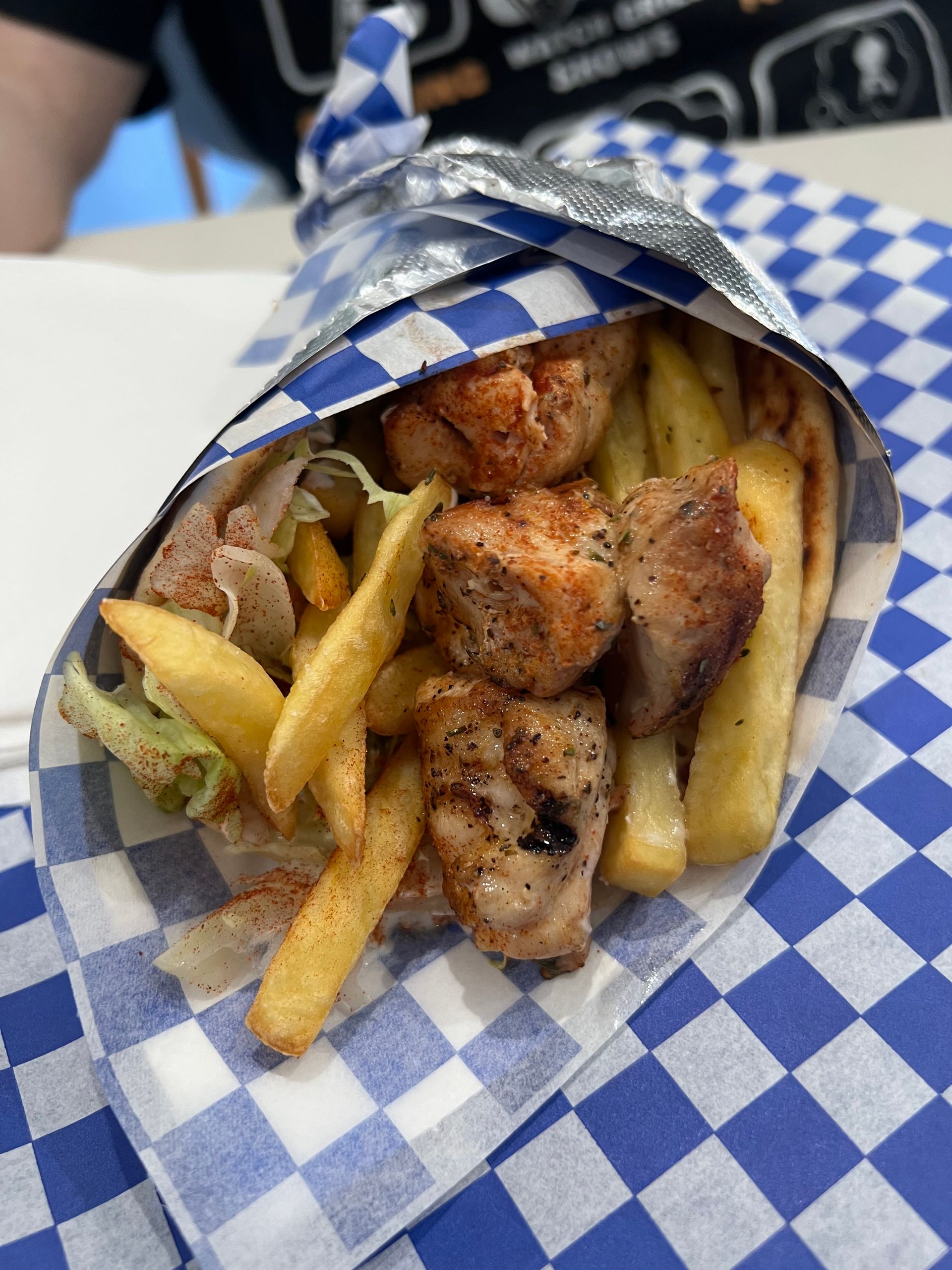Chicken Souvlaki Sandwich