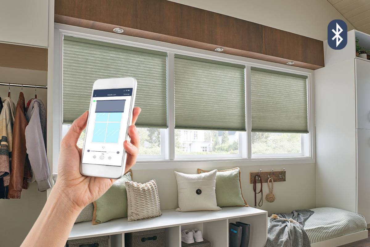 Comfortex Simplicity Motorized Shades, motorized blinds, smart blinds, electric blinds near New Hampshire (NH)