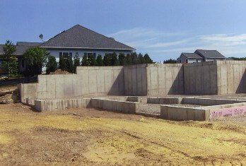 Concrete foundation