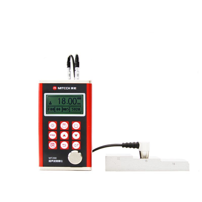 Venta en Chile de Medidor de espesor ultrasónico Mitech, modelo MT-200 para metales y plásticos - Instrupluss