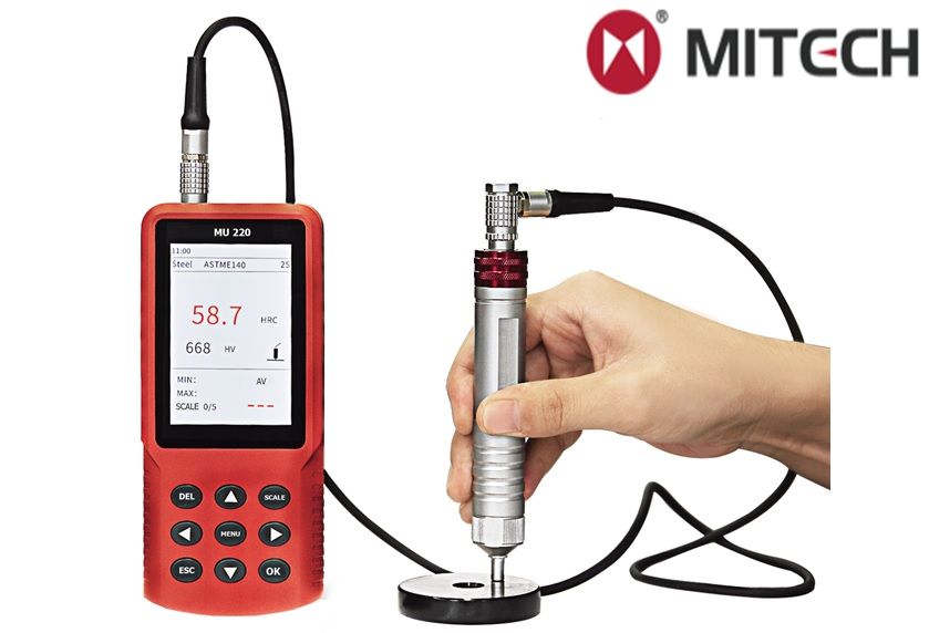 Venta en Chile de Durómetro Ultrasónico portátil para metales Mitech modelo MU-220 - Instrupluss