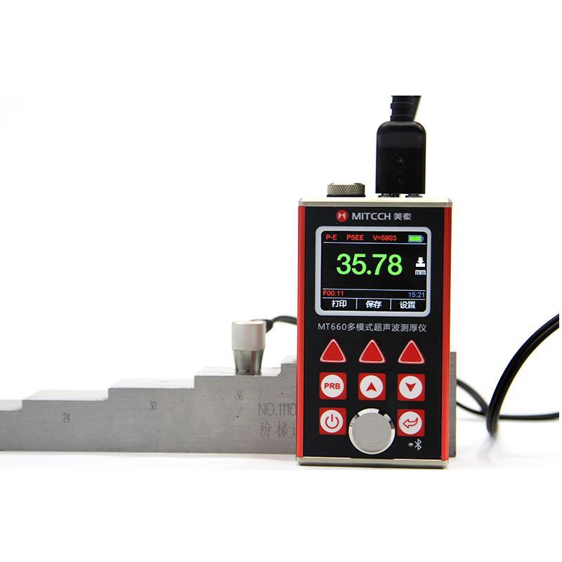 Venta en Chile de Medidor de espesor con pantalla a color marca Mitech modelo MT-660 - Instrupluss