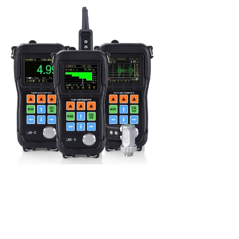 Venta en Chile de Medidor de espesor ultrasónico UM-5 con funciones A-Scan y B-Scan para inspección industrial - Instrupluss