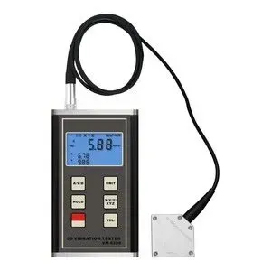 Medidor de Vibraciones, con sensor tridimensional, permite medir Velocidad, aceleración y desplazamiento vibracional, VM-6380