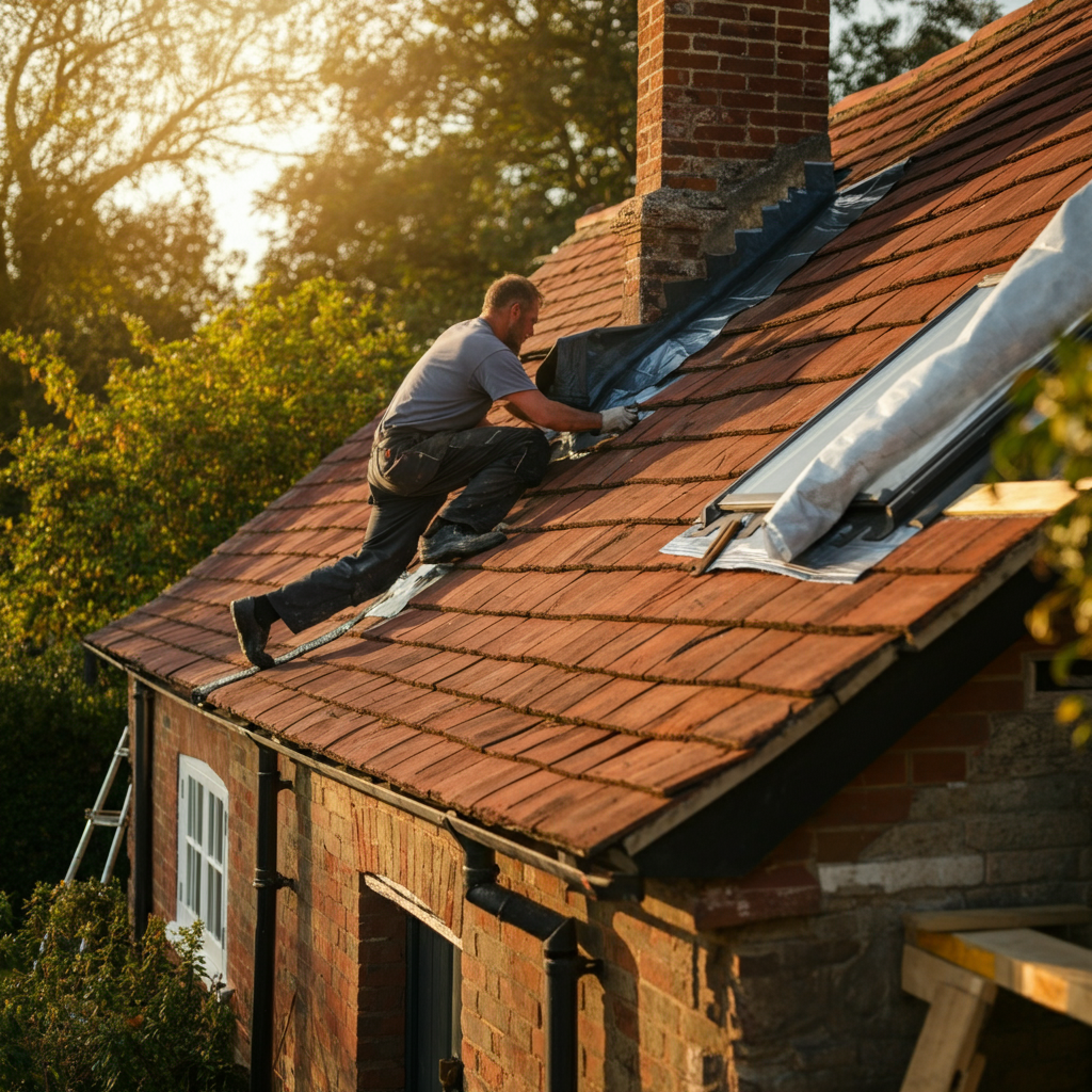 roof flashing installation