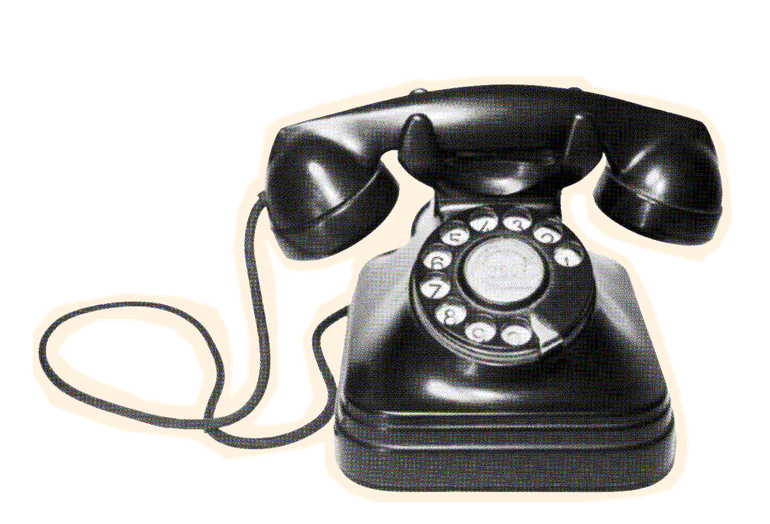 Ouderwetse telefoon