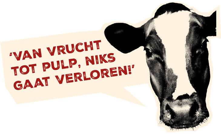 koe met tekstballon