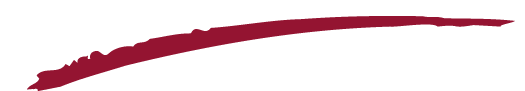 ein roter Pinselstrich auf weißem Hintergrund