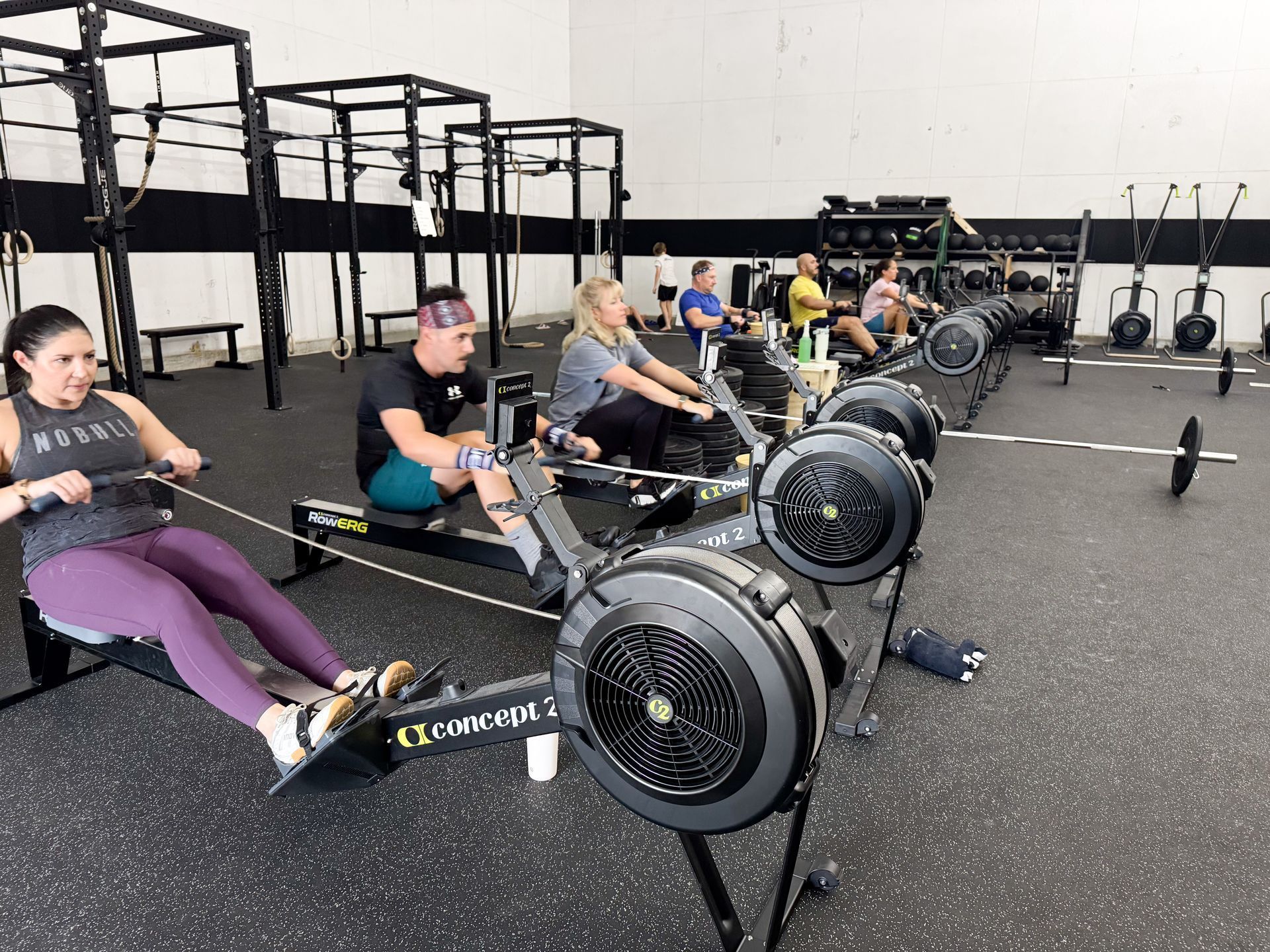 All Inclusive CrossFit in Winter Park, FL, members doing a workout in the gym’s open space