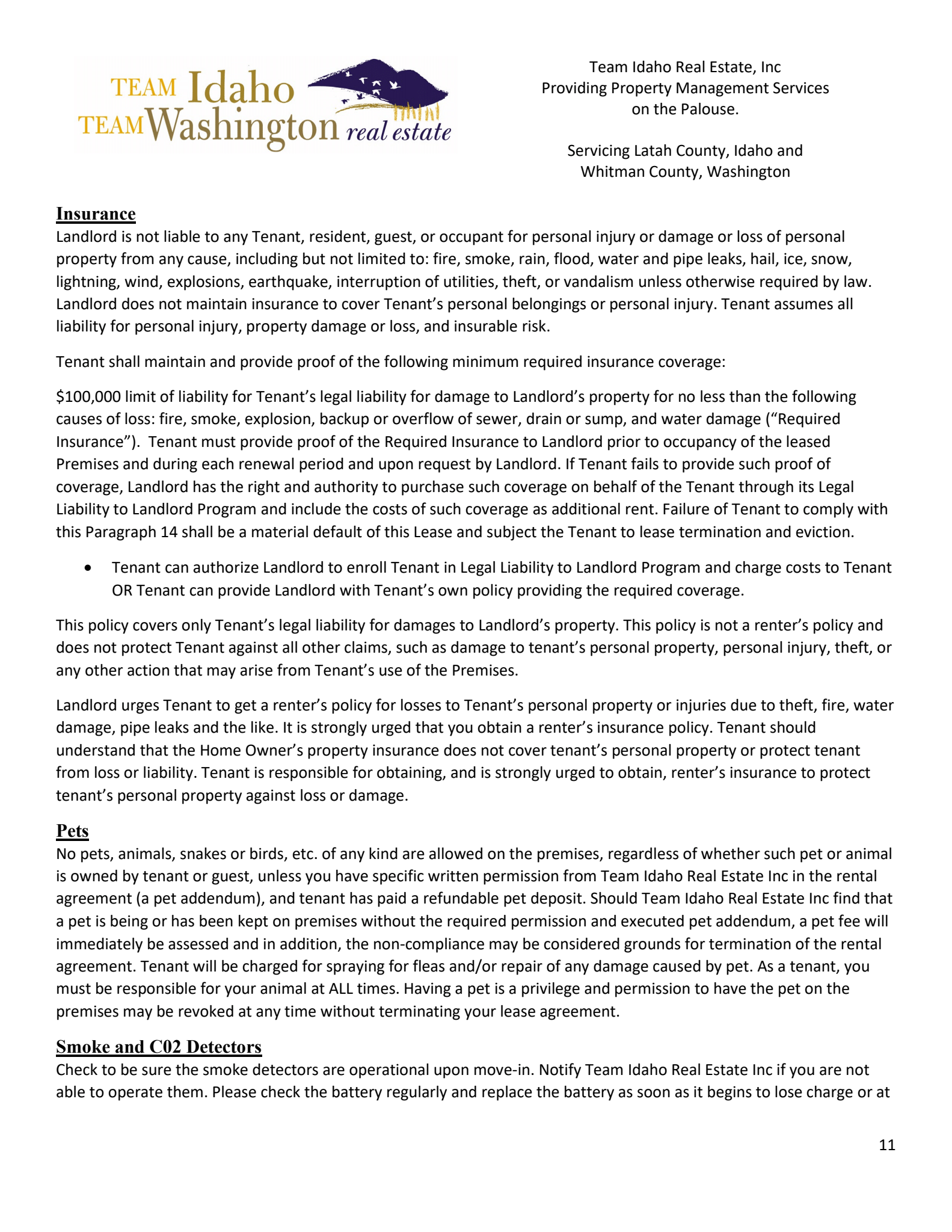 Tenant Handbook Page 10