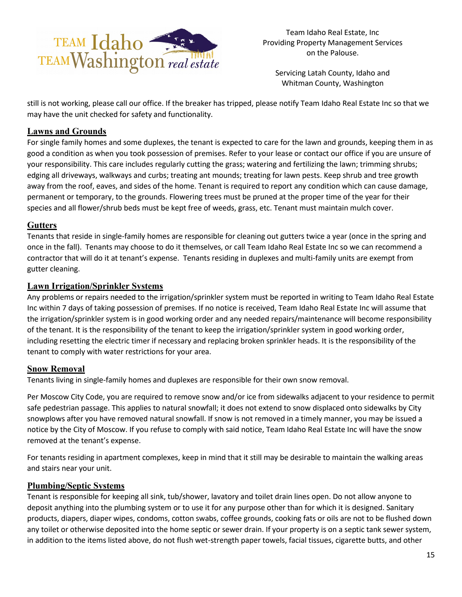 Tenant Handbook Page 14