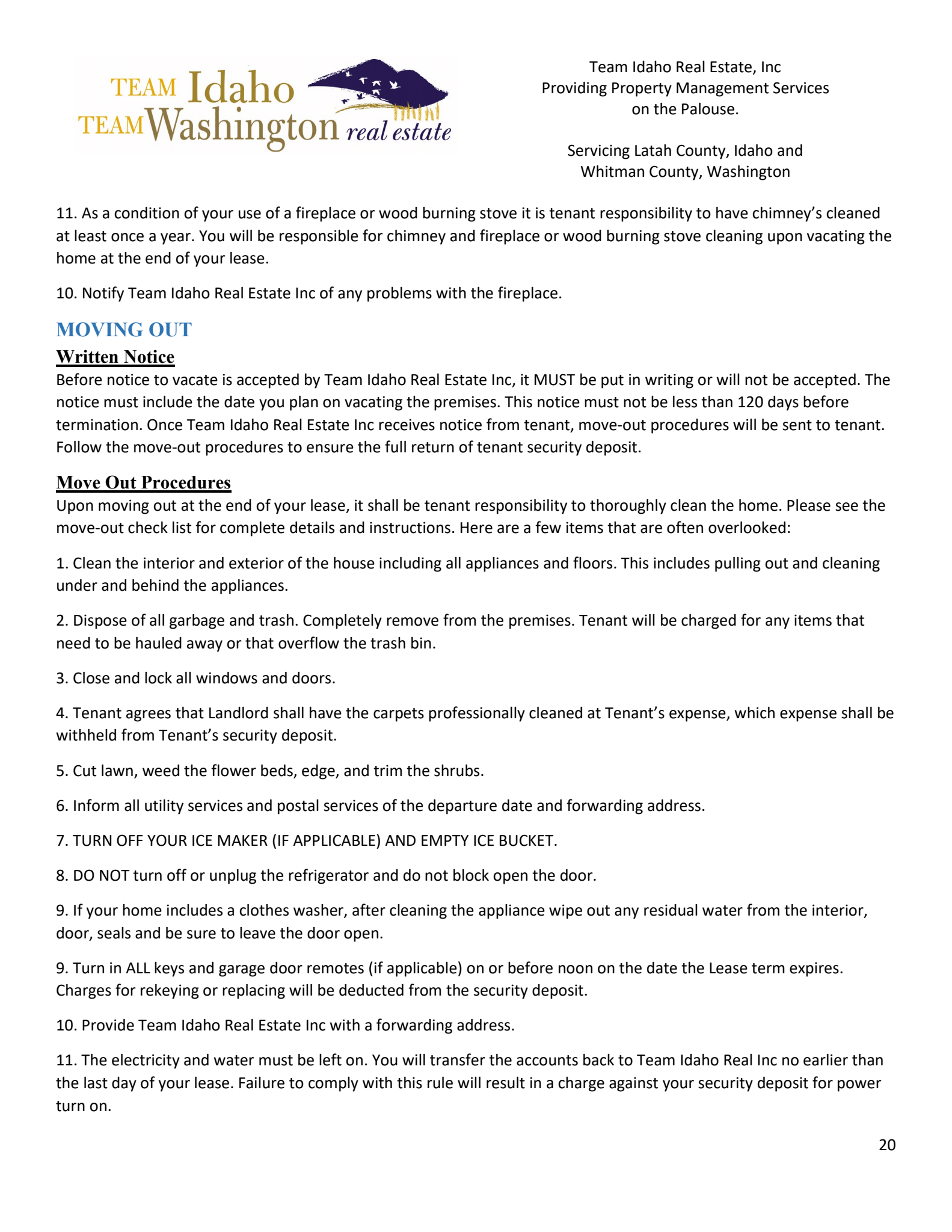 Tenant Handbook Page 19