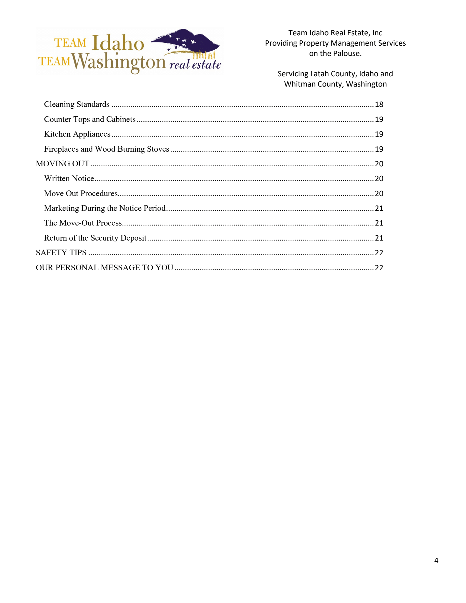 Tenant Handbook Page 3