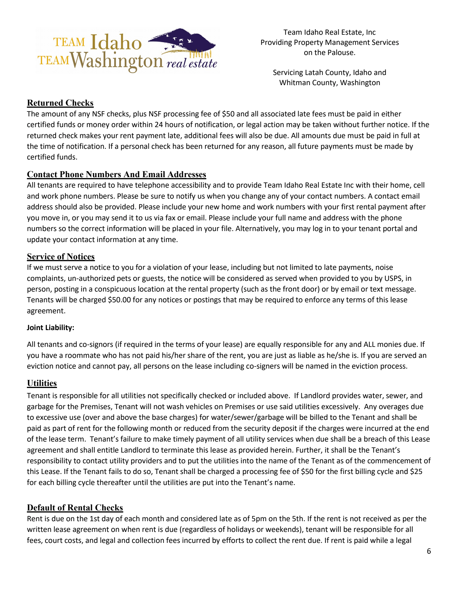 Tenant Handbook Page 5