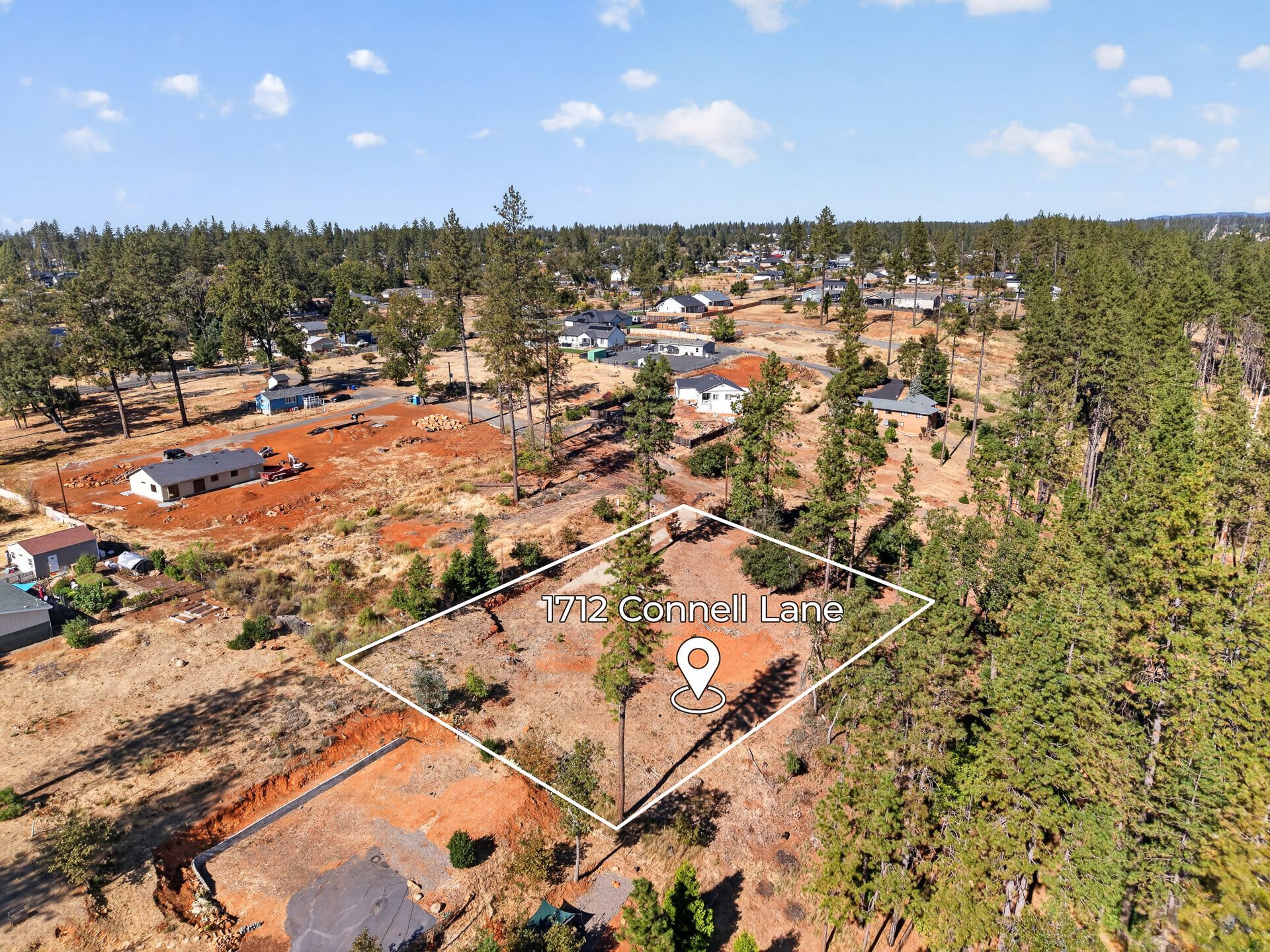 1712 Connell Ln, Paradise, CA — land for sale with public water connected