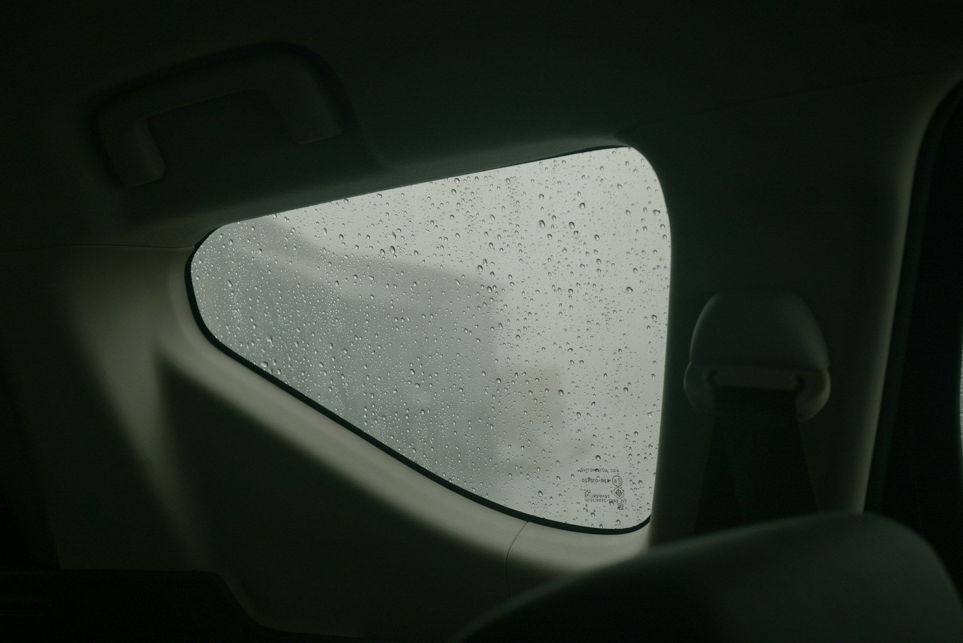 Ceramic tint protecting car from sun and rain