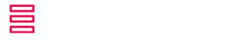 Pink hamburger menu icon on a white background