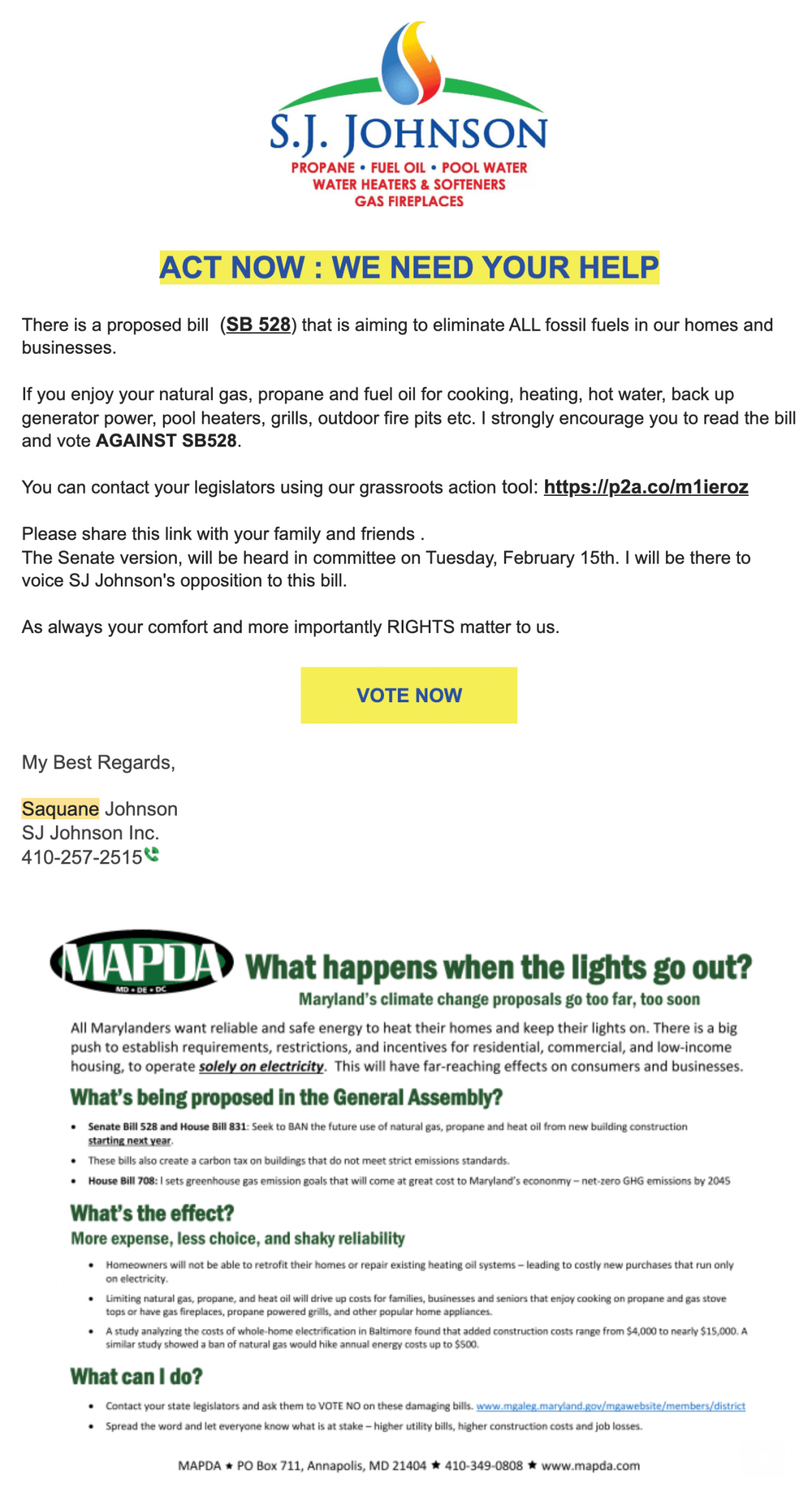 A white background with a yellow button on the bottom of the page.