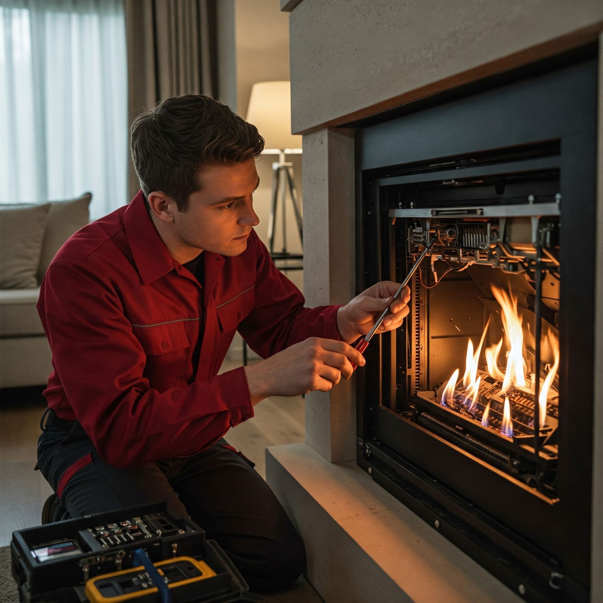 gas fireplace