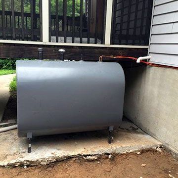 New Fuel Oil Tank Final Installation