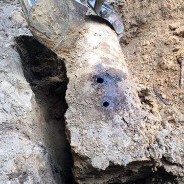 Old Oil Tank Removal view 1