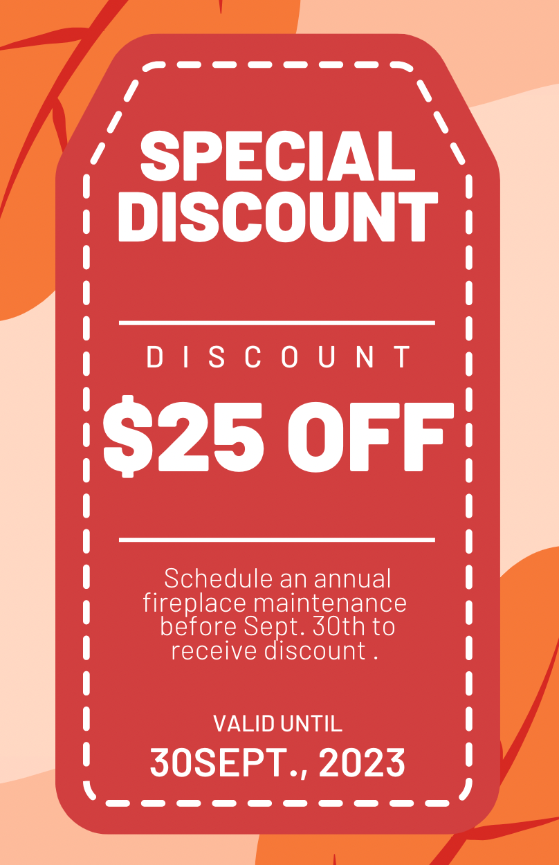 fireplace maintenance discount