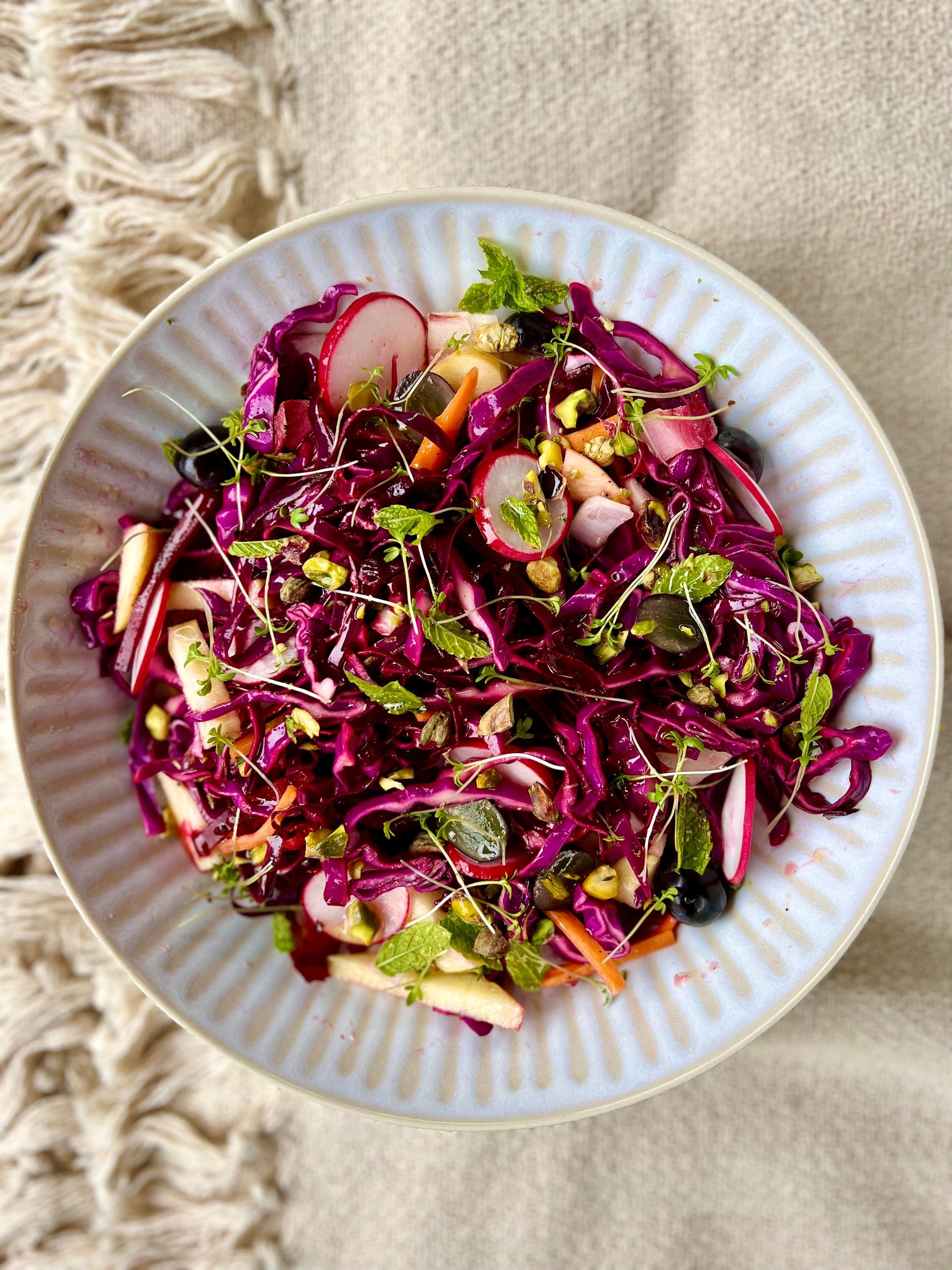 rodekoolsalade