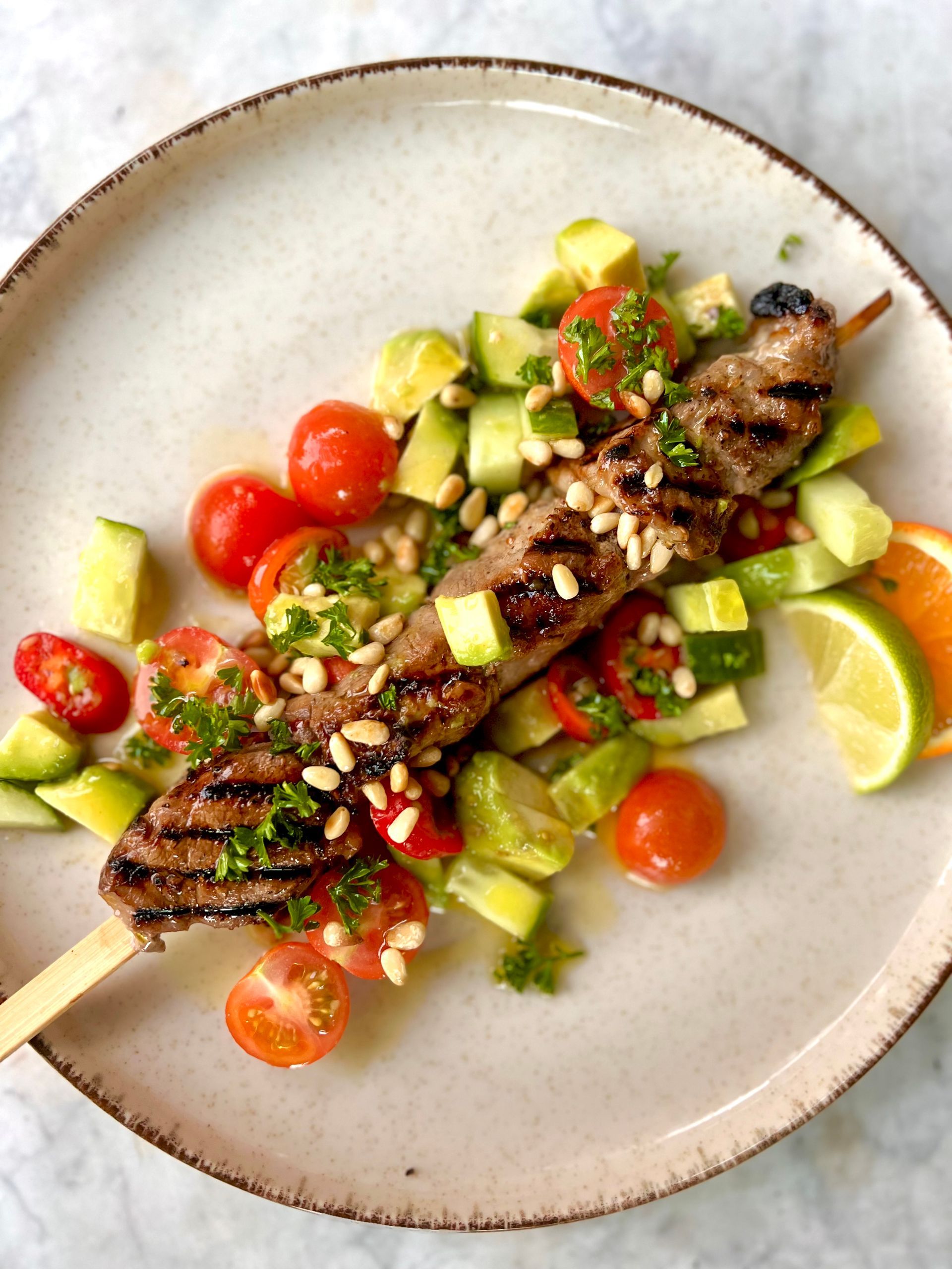 Brocheta de lomo