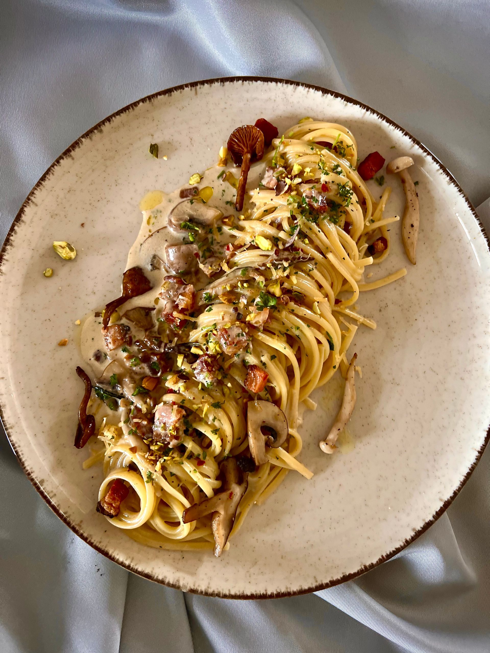 linguine funghi