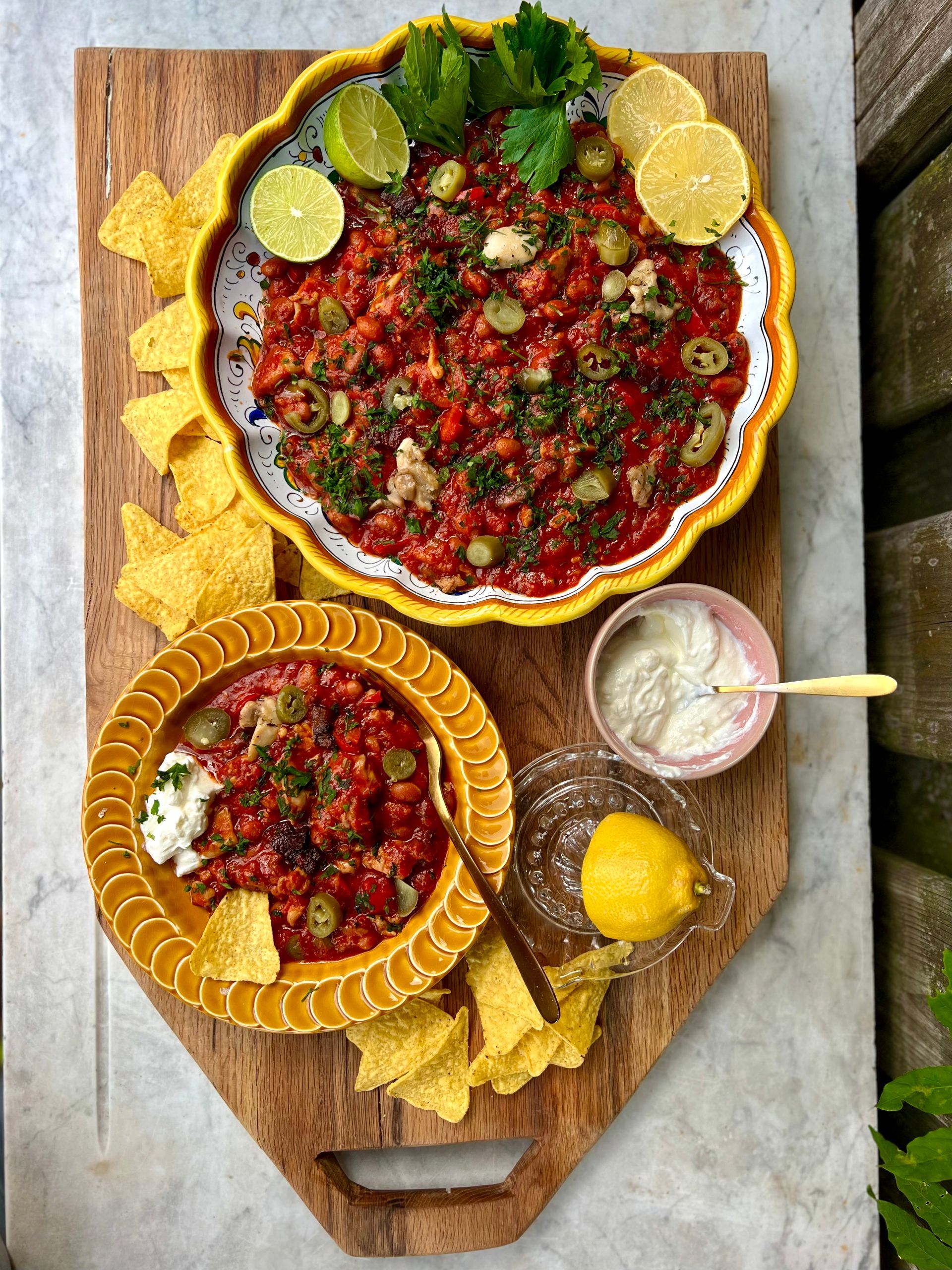 Chili con pollo