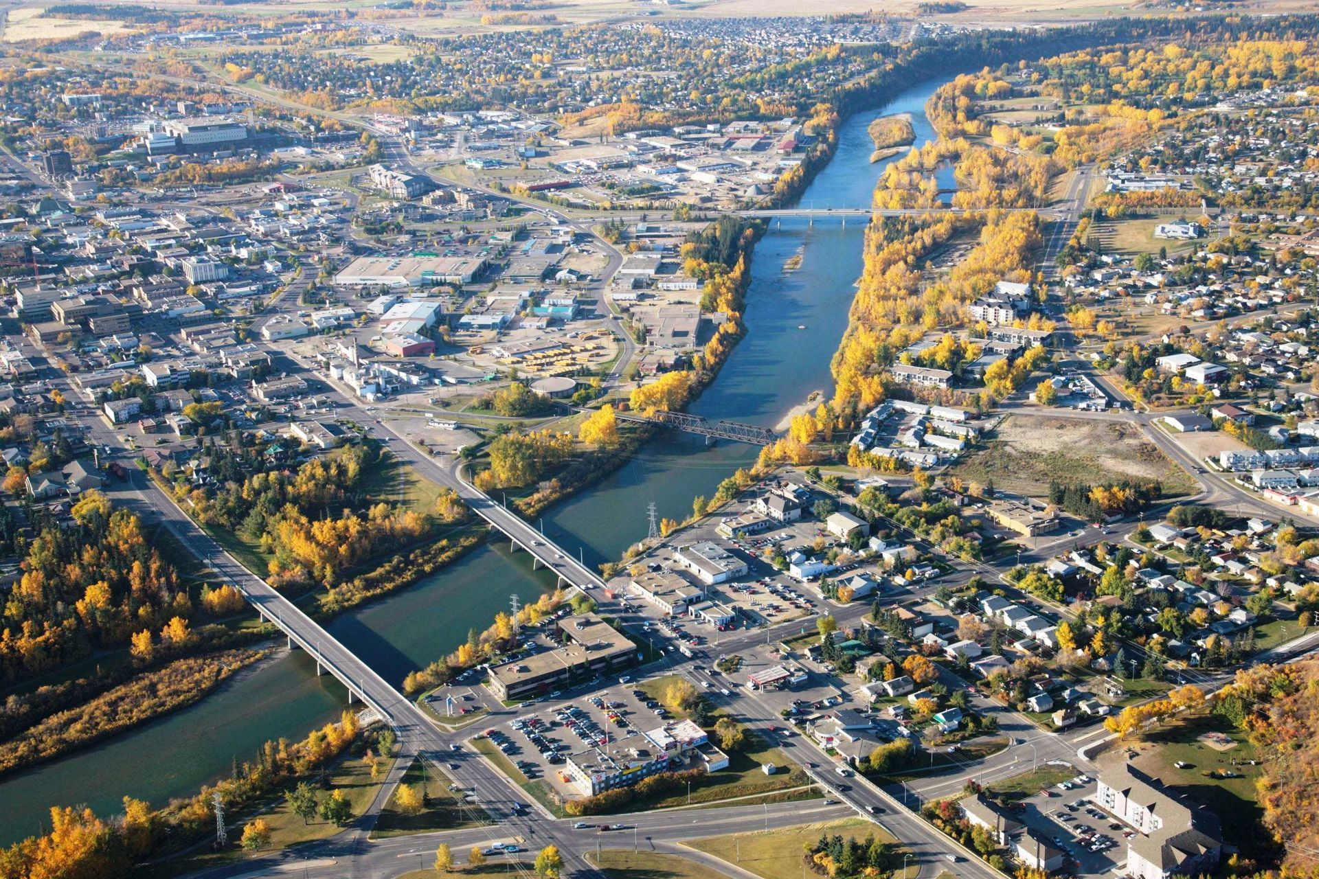 Red Deer Alberta city view