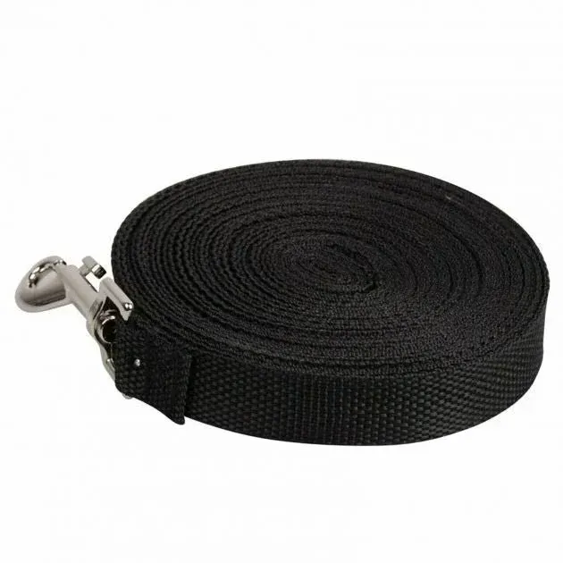 3m Black Cotton Training Leash