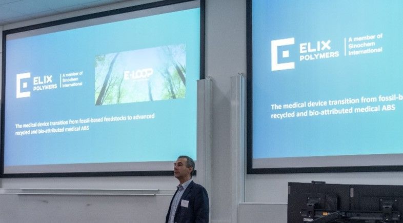Photo of  Luca Chiocia of ELIX Polymers