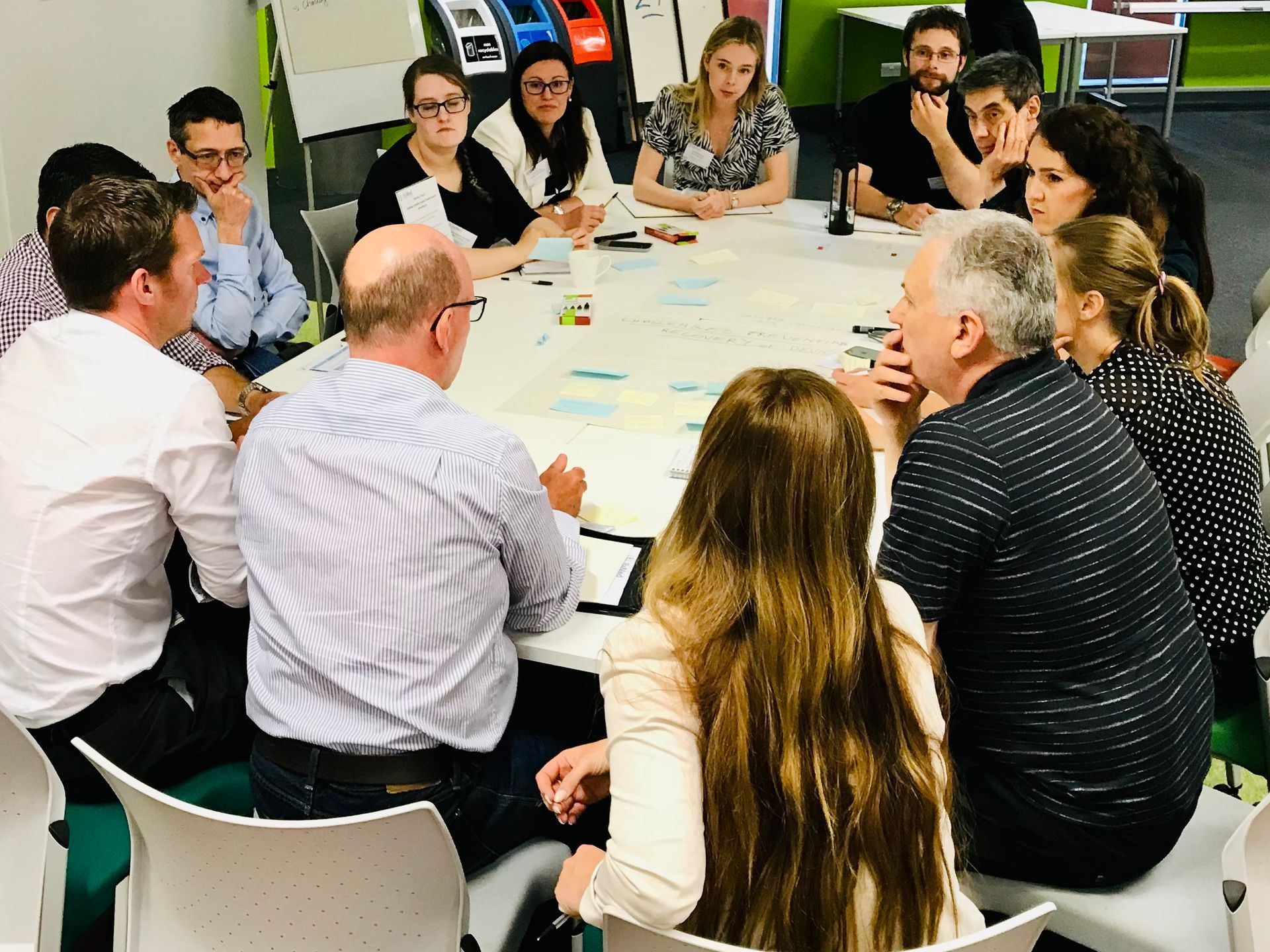 photo of participants taking part in the workshop