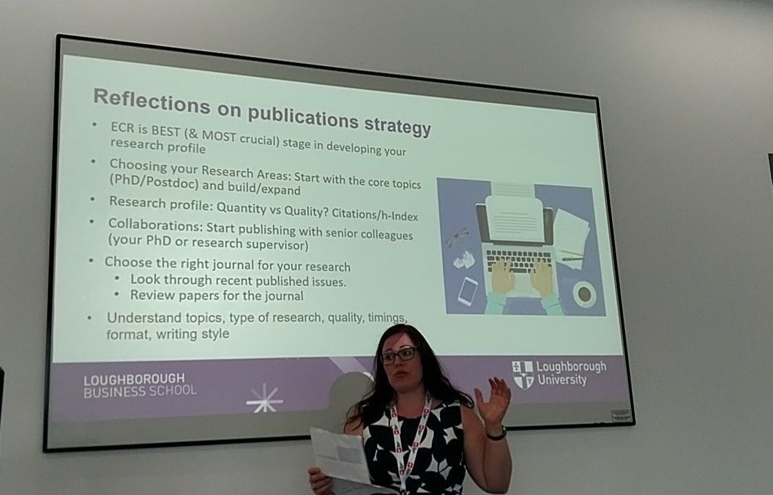 photo of Prof Antuela Tako presenting
