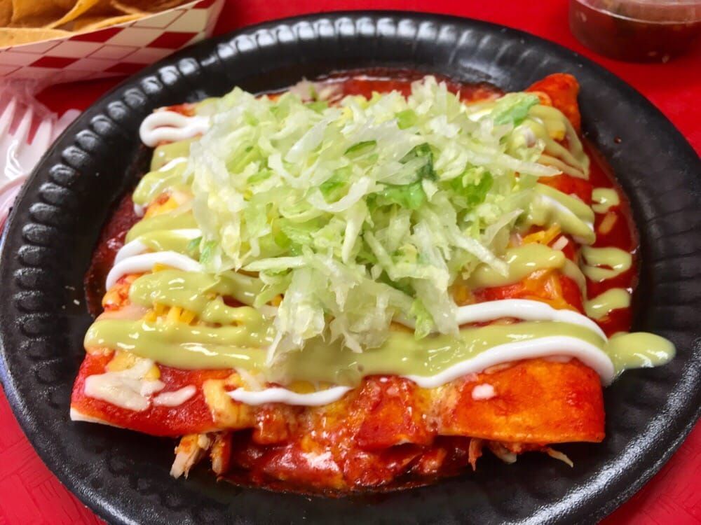 Chicken Enchiladas Plate