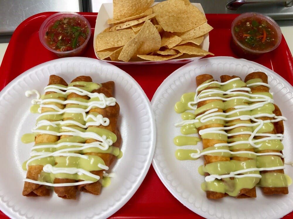 chicken flautas